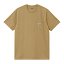 CARHARTT WIP Camiseta S/S Pocket Cotton Agate Beige